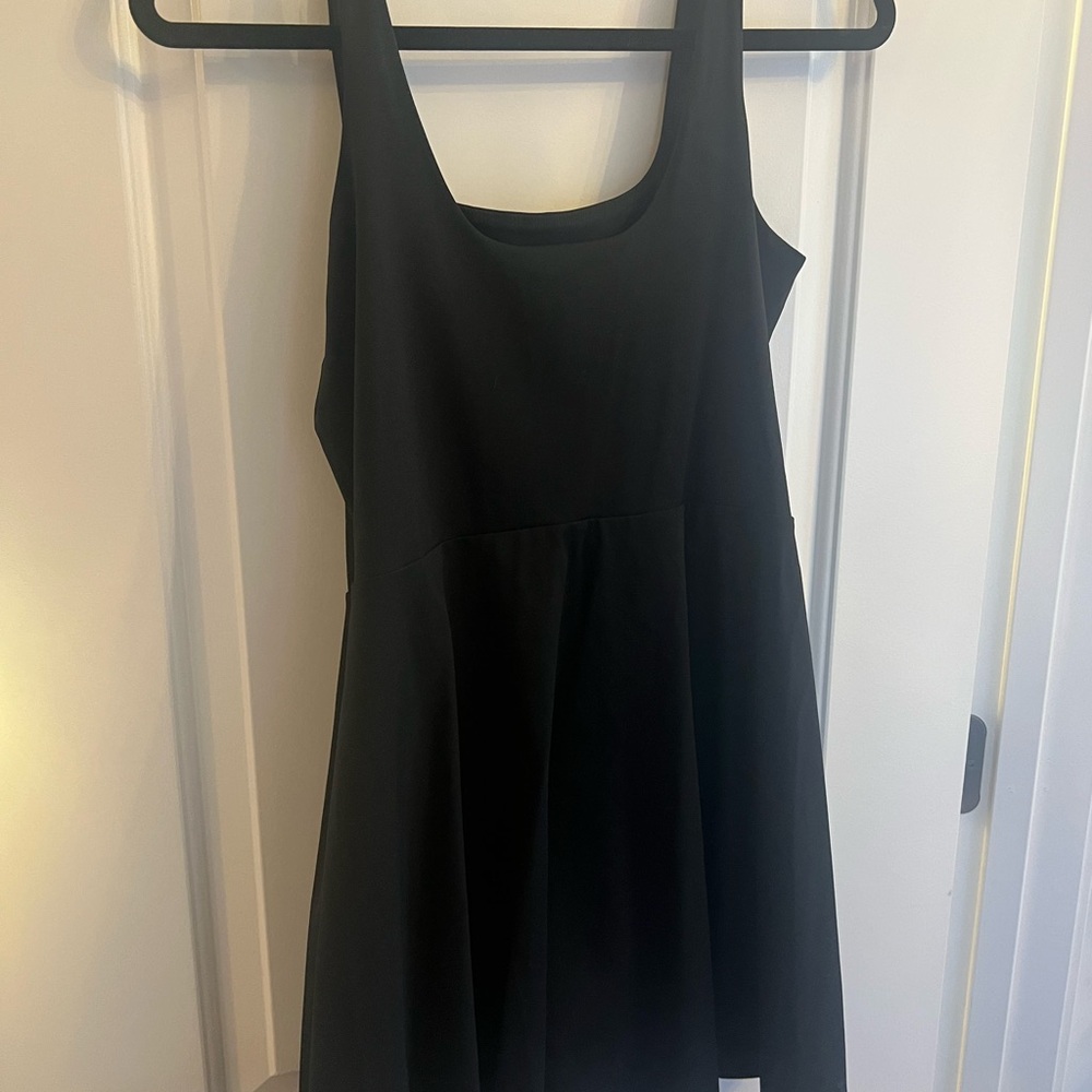 SPANX Black Sport Dress with built-in shorts